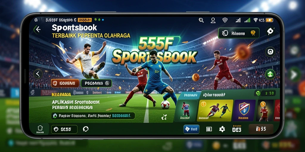 Tangkapan layar gameplay <strong>555F</strong> menunjukkan pengalaman taruhan olahraga yang menarik.