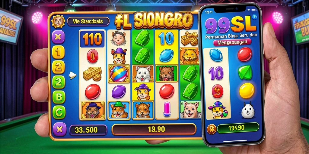 Tampilan utama gameplay Bingo yang seru dan interaktif.
