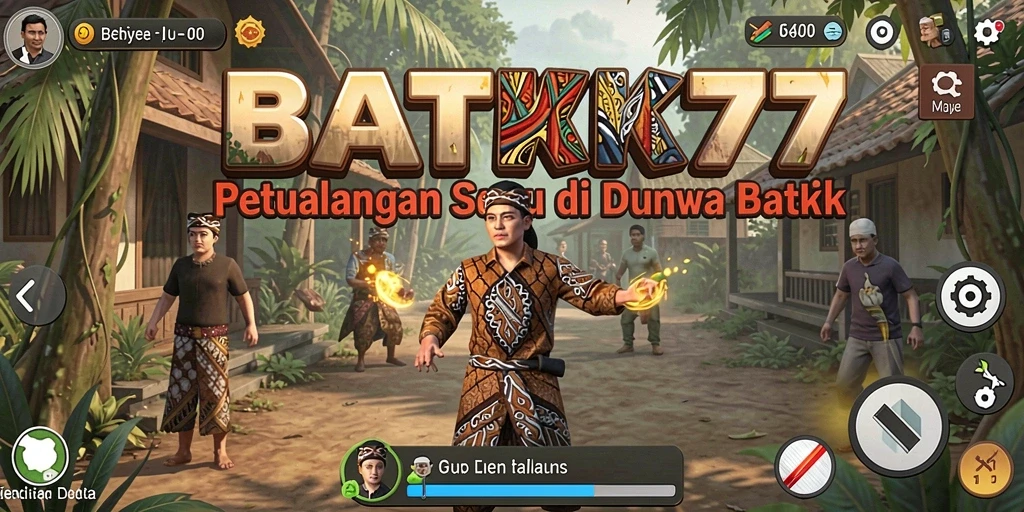 Tangkapan layar gameplay BATIK77 menunjukkan petualangan yang seru.
