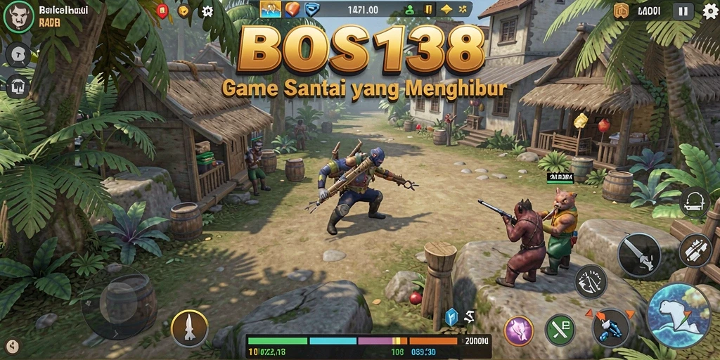 Tampilan gameplay BOS138 yang menghibur dan interaktif