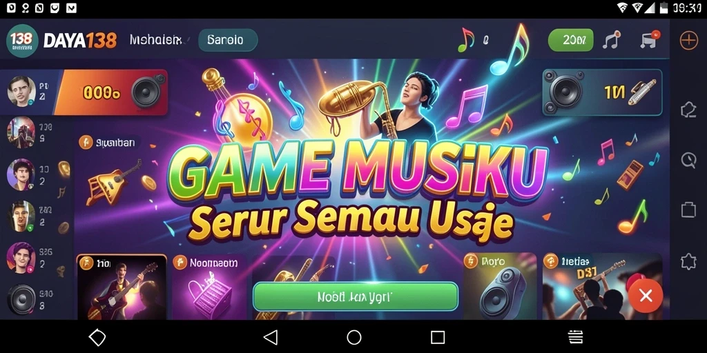 Gameplay menarik dalam aplikasi musik DAYA138.