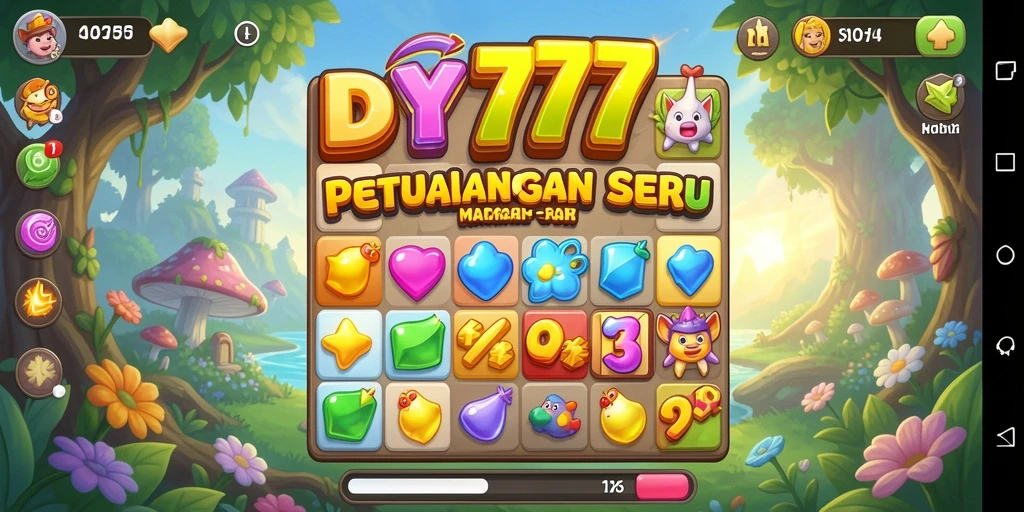 Tampilan gameplay <strong>DY777</strong> yang menakjubkan dan penuh warna.
