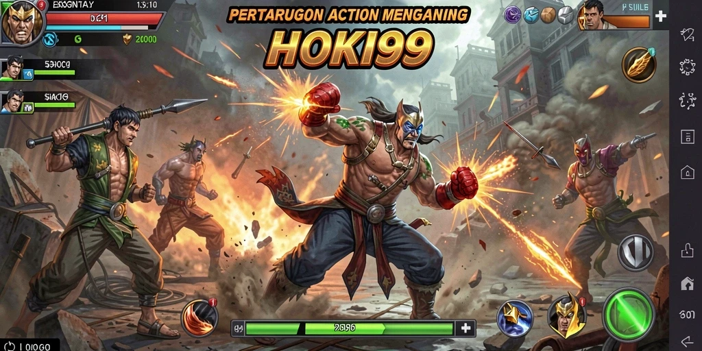 Tampilan gameplay HOKI99 yang seru dan penuh aksi.
