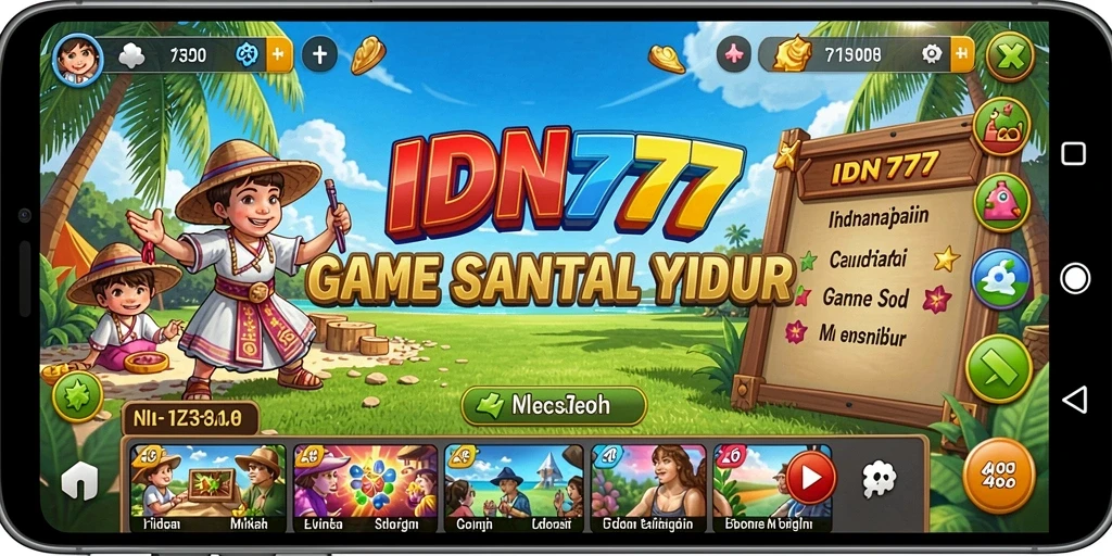 Tampilan gameplay IDN777 yang seru dan menarik.