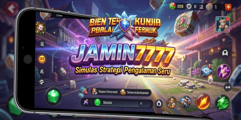 Tampilan seru dari gameplay JAMIN777 dalam simulasi strategi.