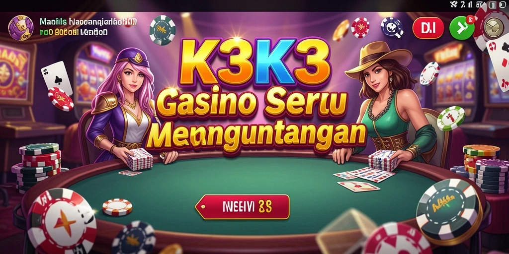 Screenshot gameplay K3K3 yang menarik dan mendebarkan.