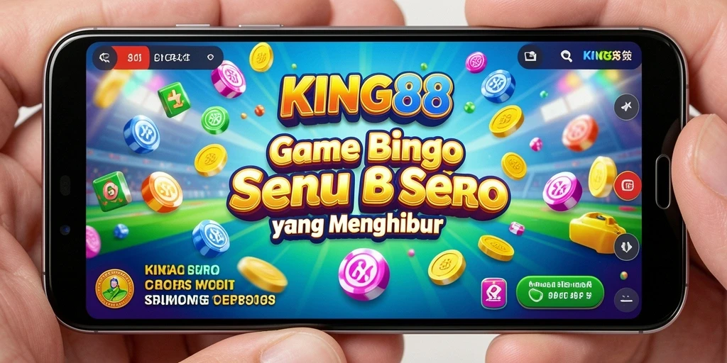 Tampilan gameplay Bingo yang mengasyikkan dan penuh warna di KING88.