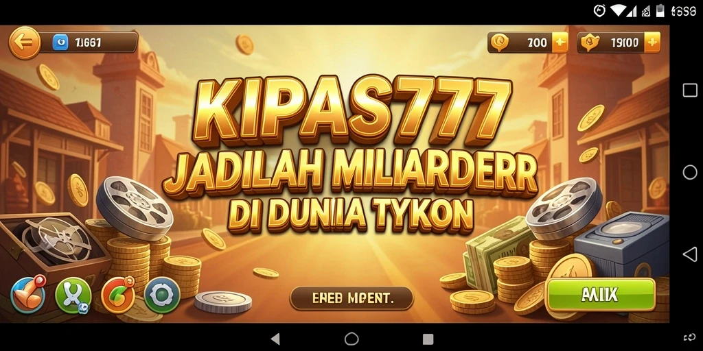 Tampilan menarik dari gameplay KIPAS777 dalam dunia Tycoon.