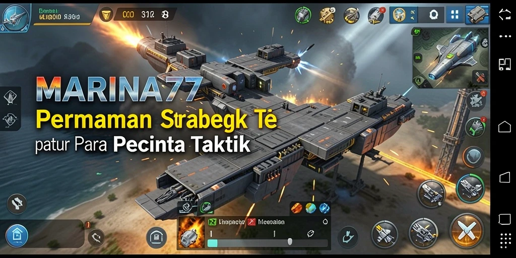 Tampilan gameplay MARINA77 dengan strategi taktis yang mendalam.