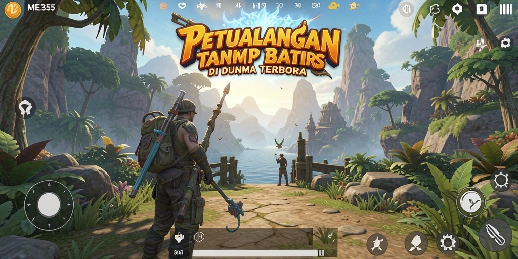 Screenshot gameplay <strong>ME355</strong> menunjukkan petualangan seru di dunia terbuka.