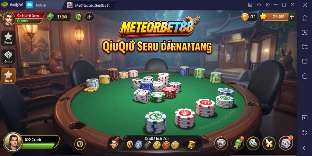 Gameplay METEORBET88 menampilkan keseruan permainan QiuQiu yang menantang.