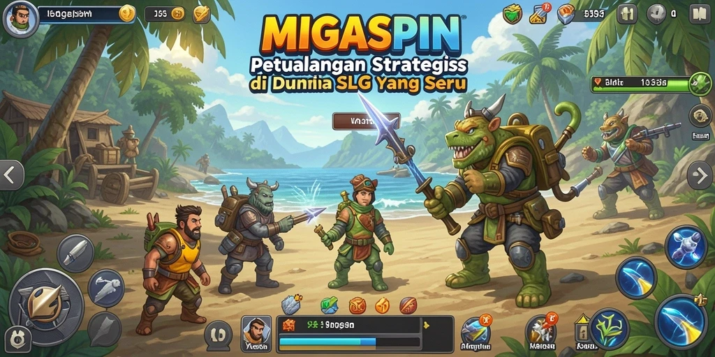 Tampilan Screenshot Utama Gameplay Seru SLG