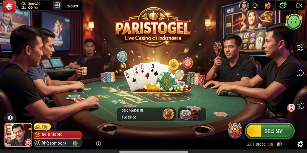 Tampilan gameplay menarik dari PARISTOGEL dengan dealer profesional.
