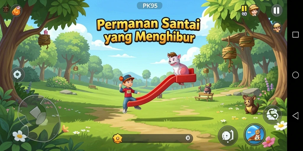 Screenshot gameplay PK95 yang menampilkan tantangan menarik.