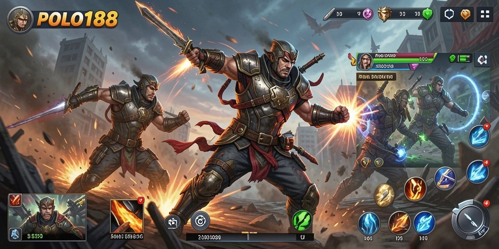 Tampilan gameplay seru dan menegangkan dari POLO188.