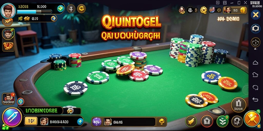 Tampilan gameplay menarik dari ROBINTOGEL dalam permainan QiuQiu.