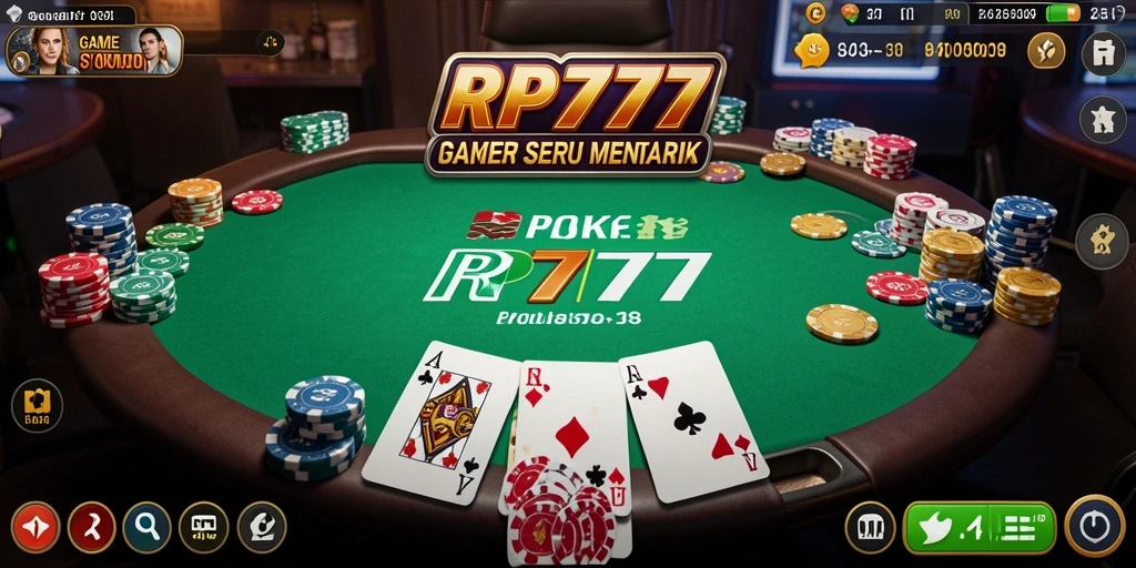 Gameplay Poker seru dan menegangkan di RP777.
