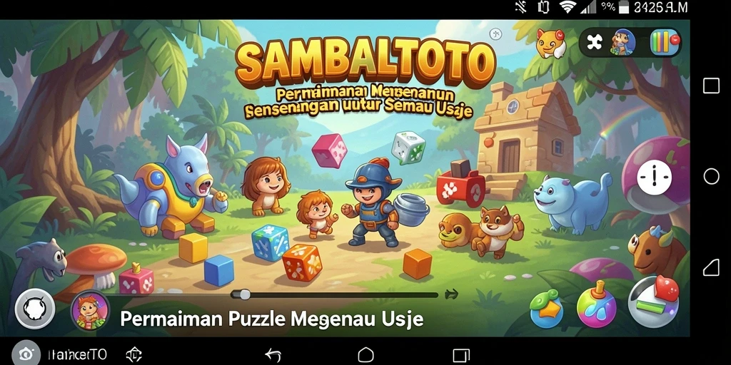 Tampilkan gameplay menantang dari SAMBALTOTO dengan berbagai level Puzzle.