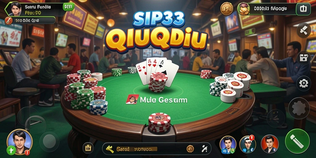 Screenshot SIP33 menampilkan gameplay QiuQiu yang seru dan mengasyikkan.
